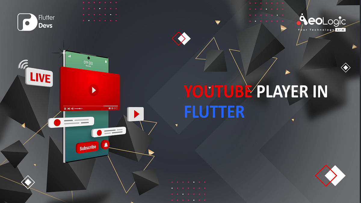 YouTube Player In Flutter. Learn how to stream YouTube videos… by