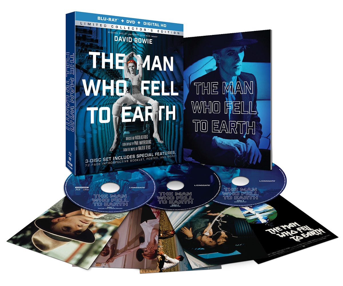 THE MAN WHO FELL TO EARTH Limited Collector's Edition [Blu-Review] | by Jon  Partridge | Cinapse
