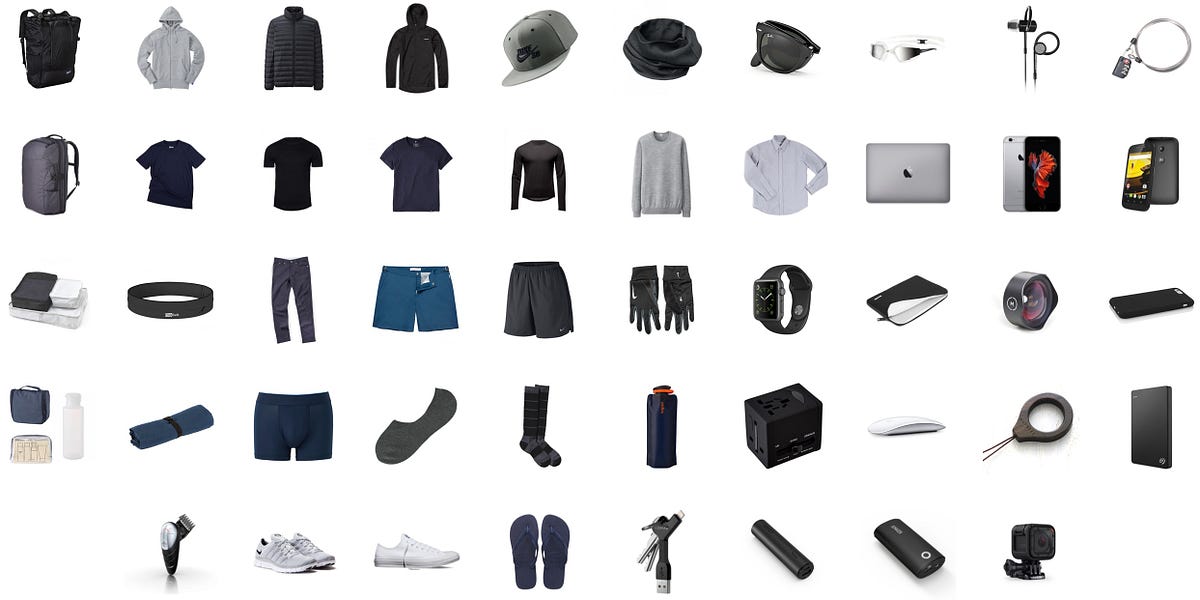 Yet another digital nomad pack list by Glenn Angelo Medium