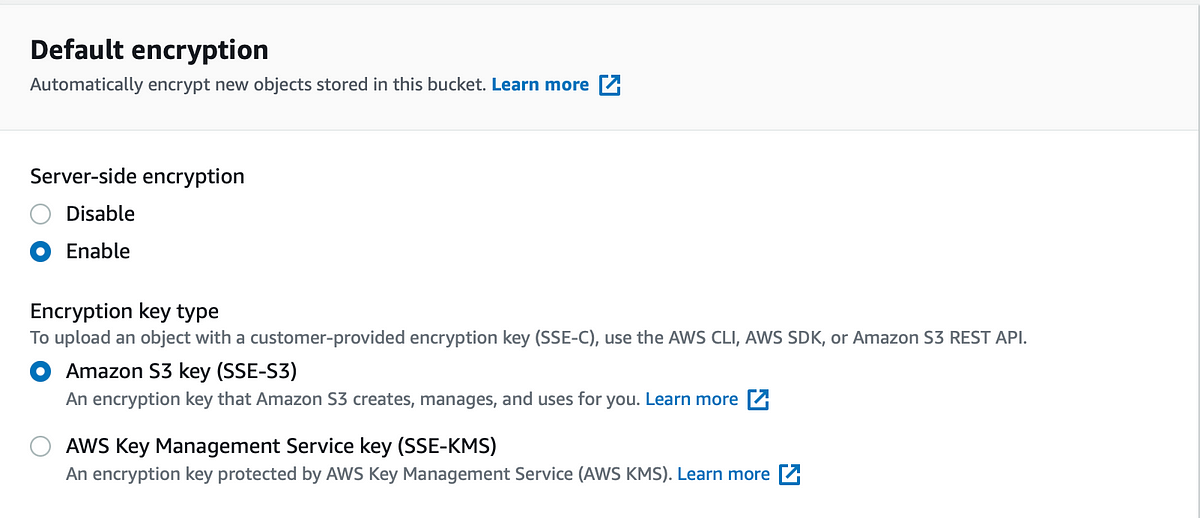 Secure Amazon S3 Bucket Data. Nowadays securing your data in S3… | by Manoj  Prasad | Apr, 2021 | FAUN