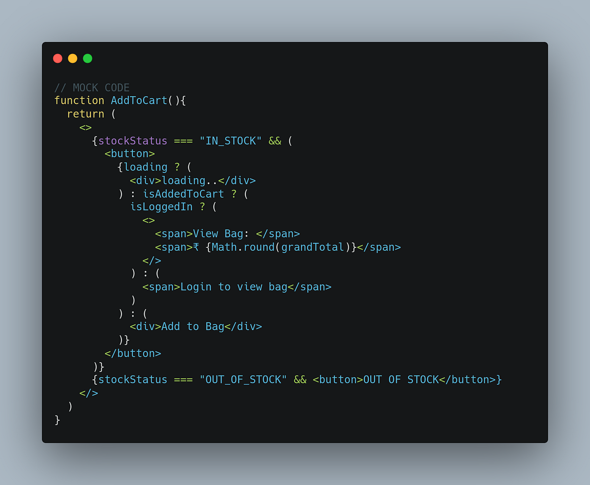 Cleaner way to write conditionals in JSX