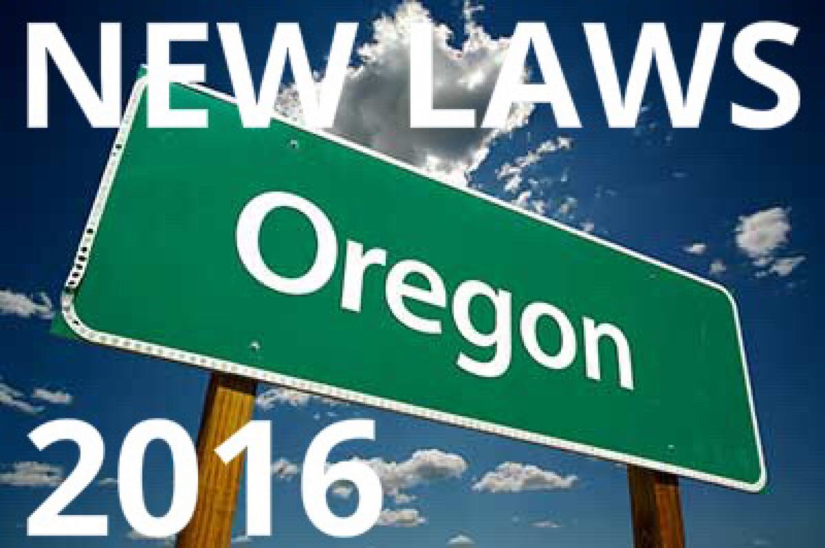 “New Oregon Laws for 2016". Here are the new Oregon laws for 2016… by Jack Maxwell III Medium