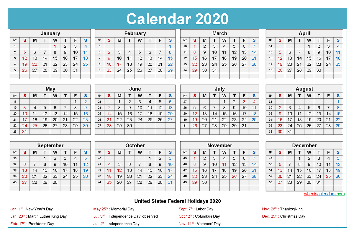 2022 Calendar With Week Numbers Printable 2022 Calendar Printable