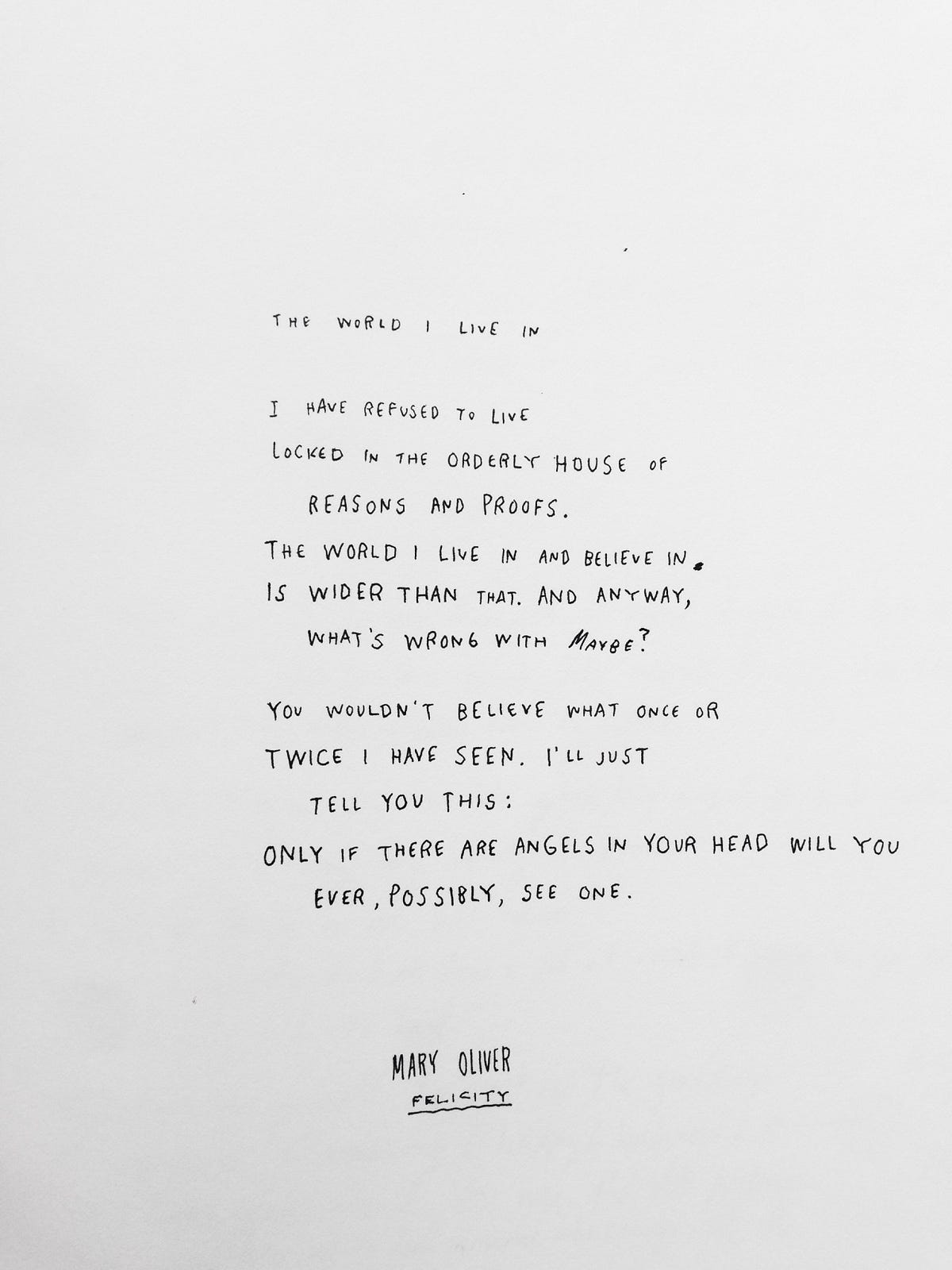 Get Mary Oliver Felicity PNG