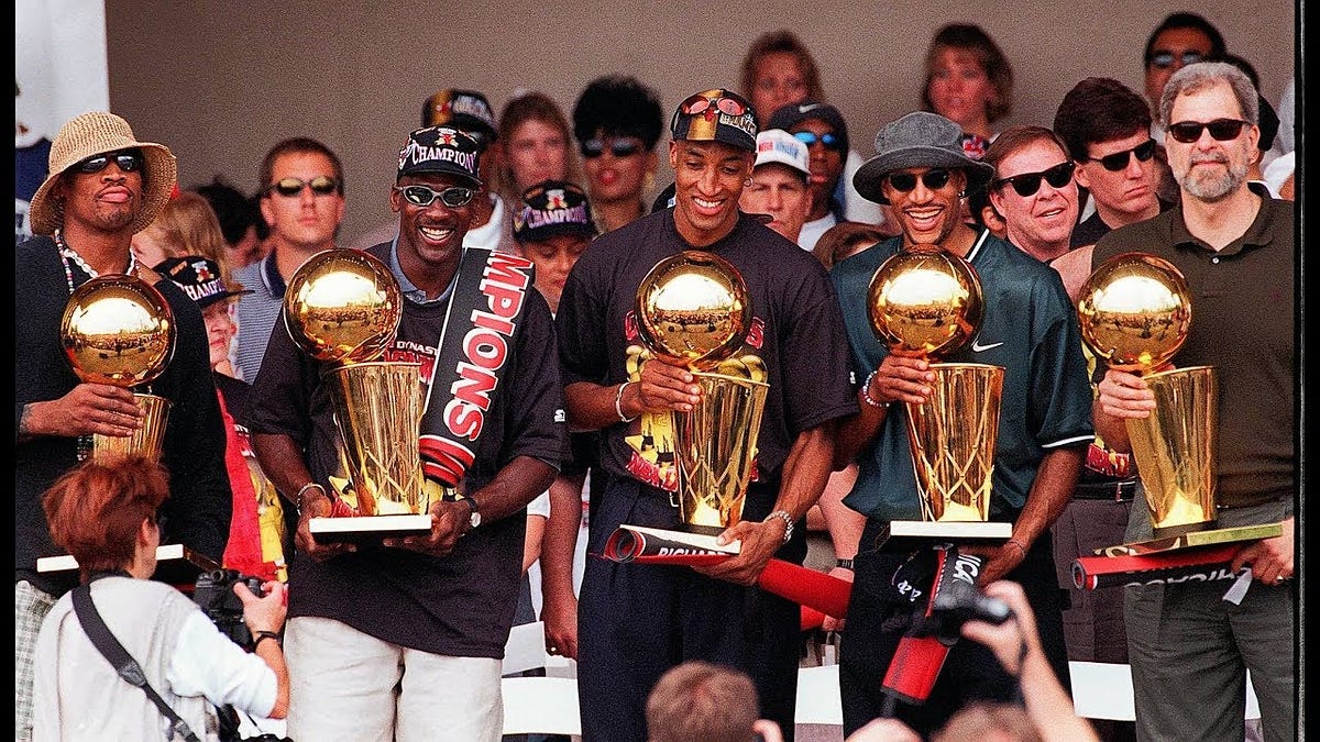 how many championship rings does michael jordan have