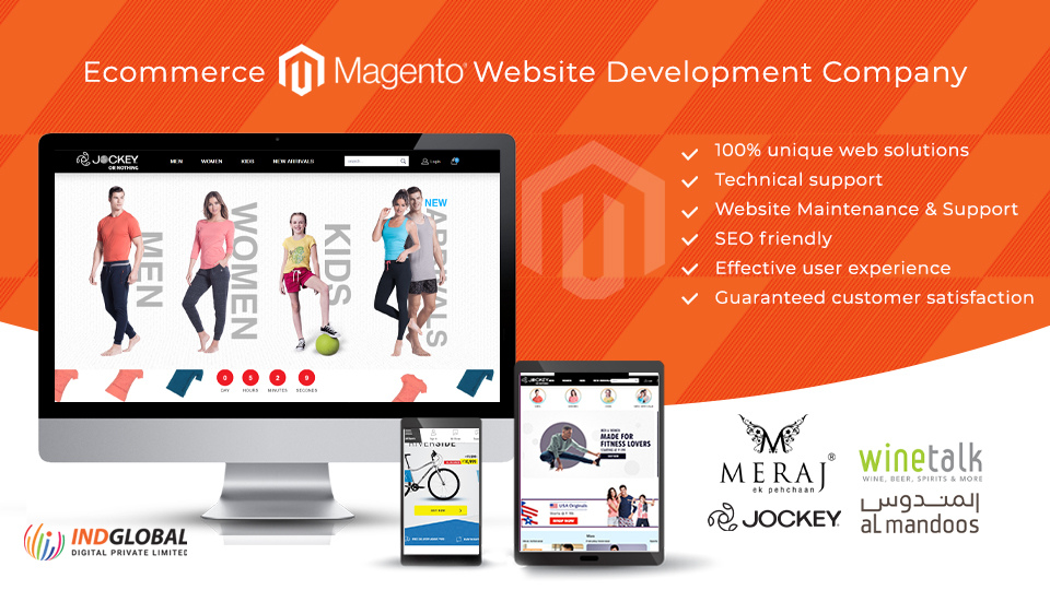 Magento Ecommerce website development company Bangalore