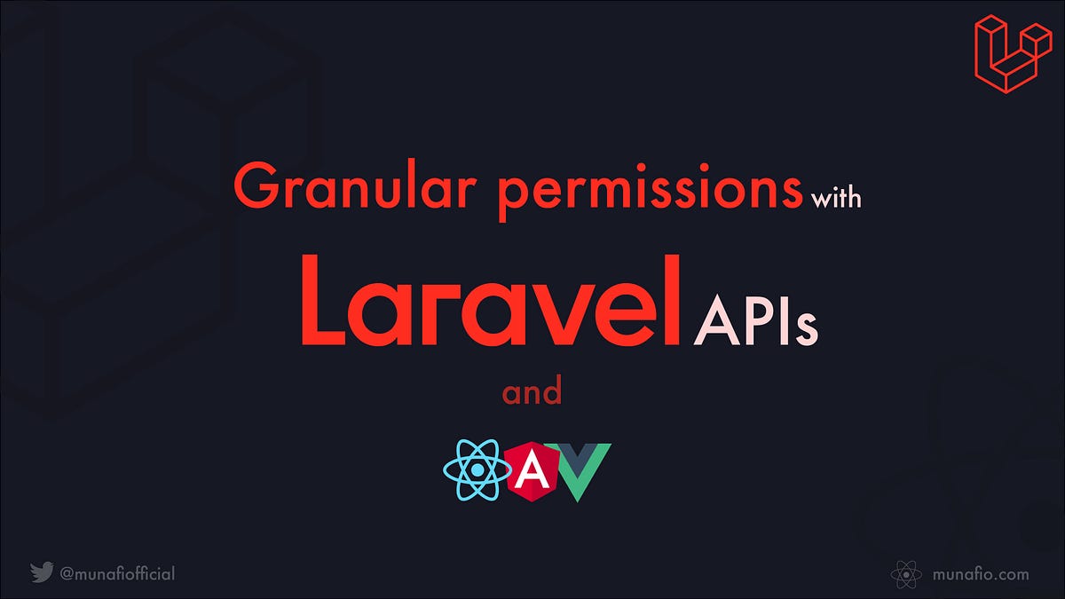 Granular permissions with Laravel APIs & React frontend | Medium