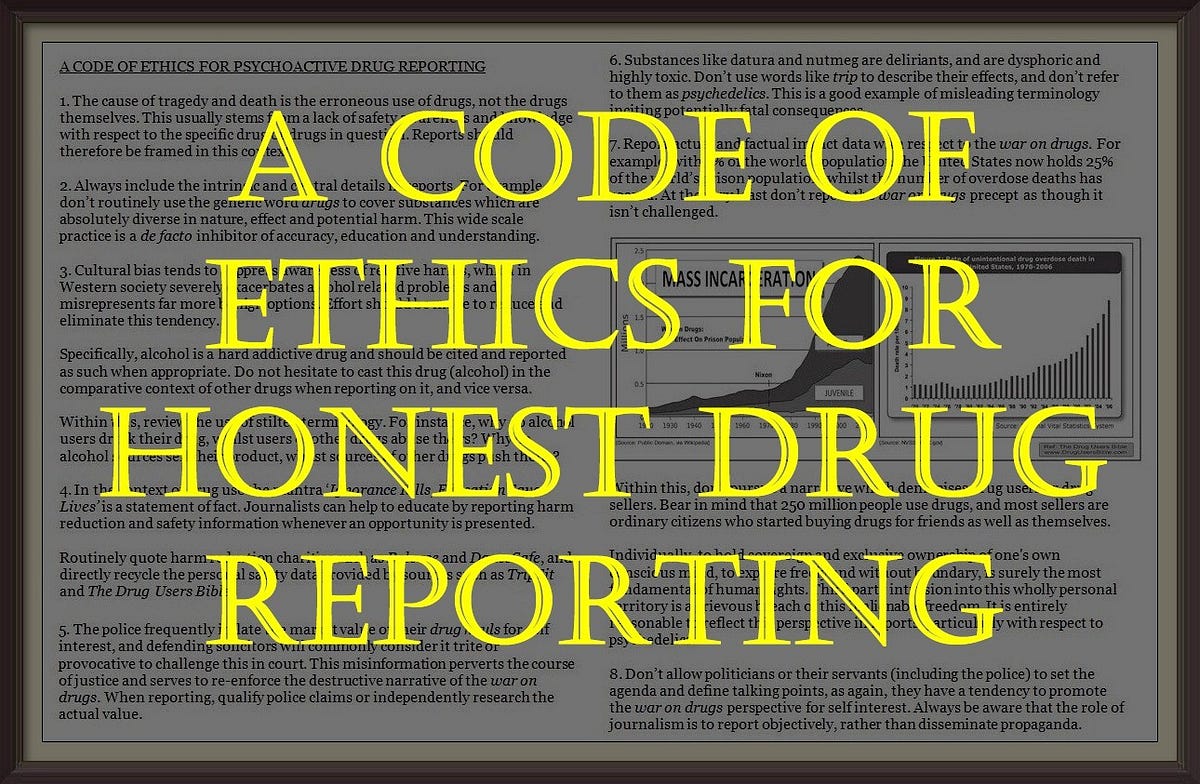 A Code Of Ethics For Honest Drug Reporting By Dm Trott Medium A Code Of Ethics For Honest Drug Reporting By Dm Trott Medium