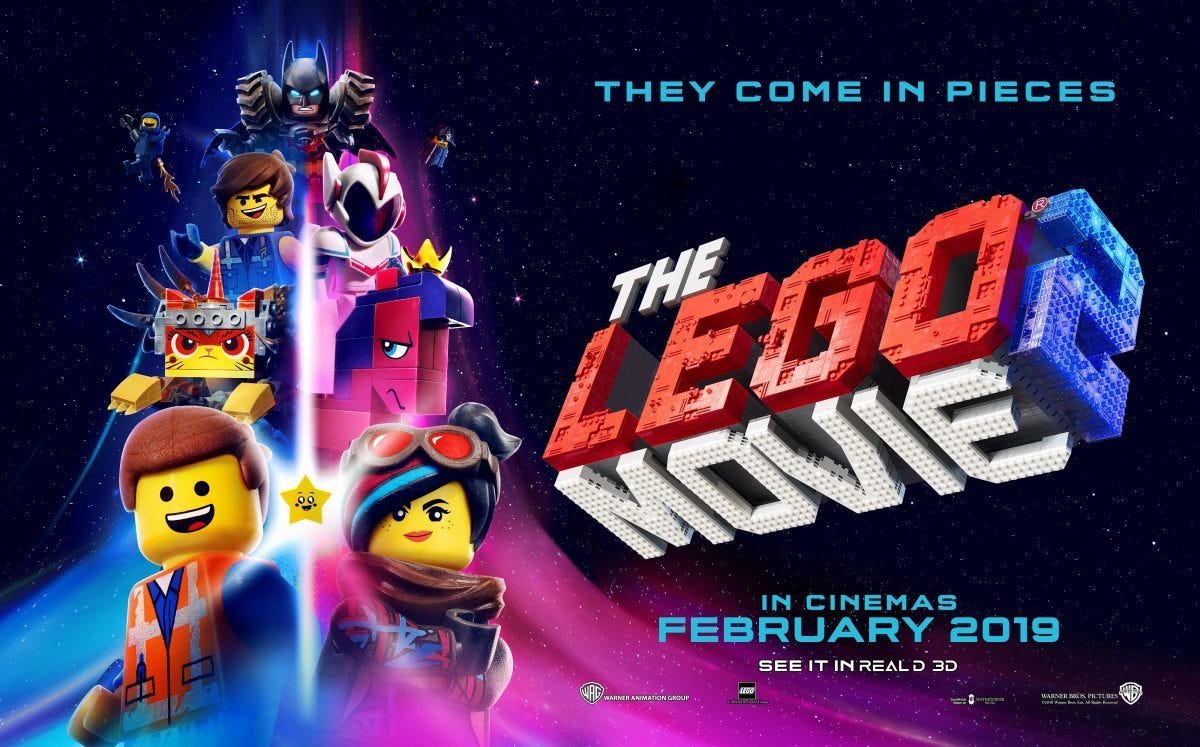 Everything's Not As Awesome: 'The Lego Movie 2' Review | by callie | Medium