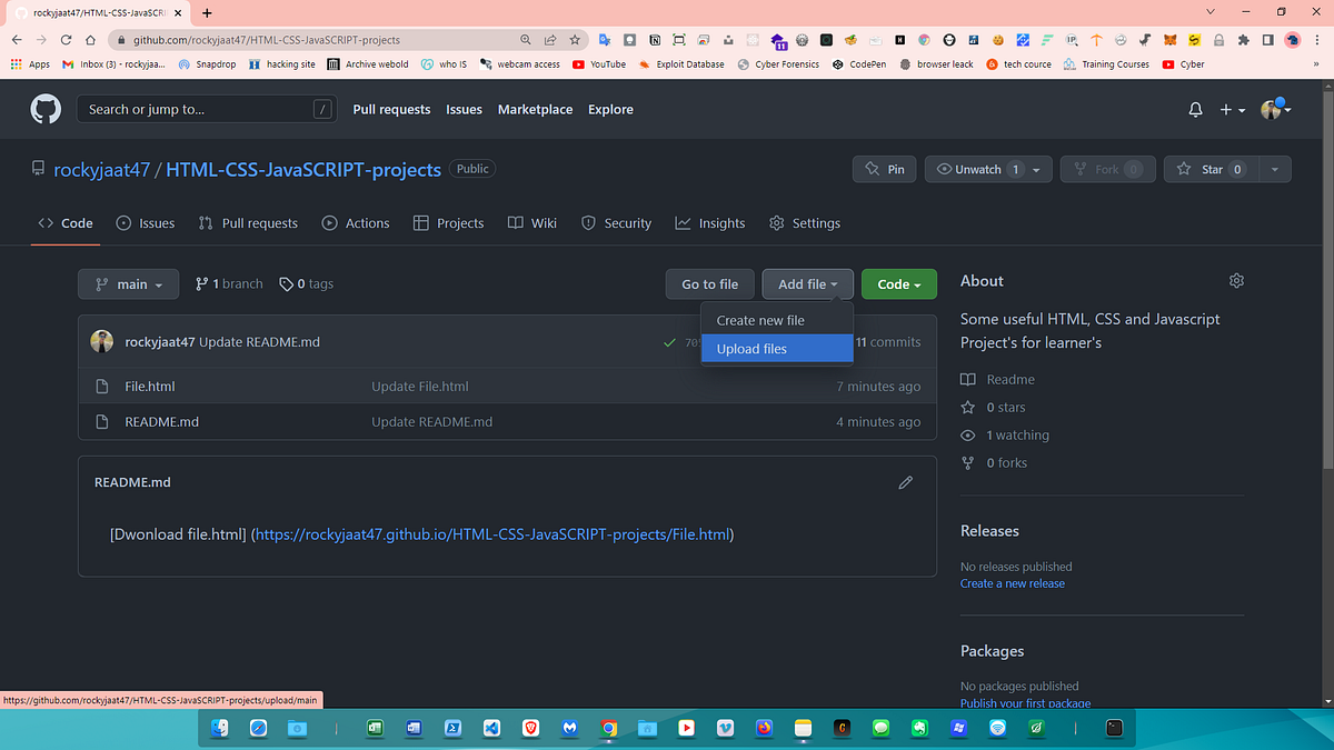 How to make Github page’s for hosting your website’s - Prabal Jaat - Medium