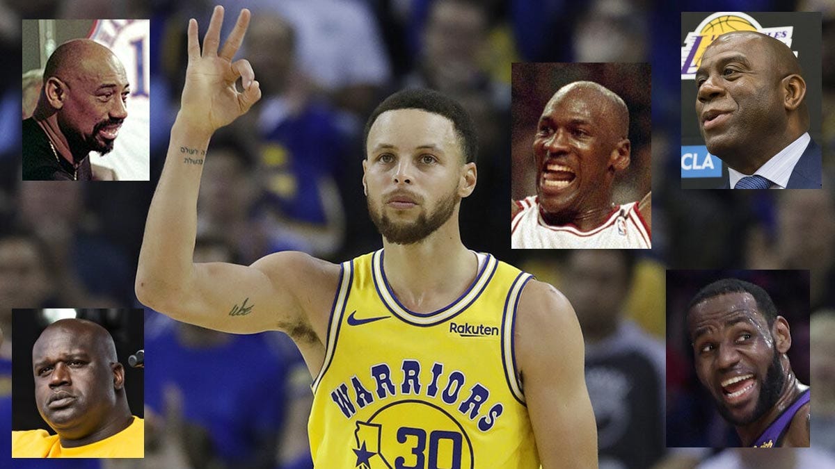 Could Stephen Curry Crack The Nba S Top 10 All Time By Jamie Mah Medium