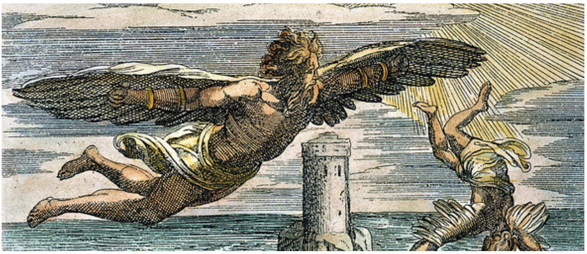 41  What did daedalus do after icarus died for Youtuber