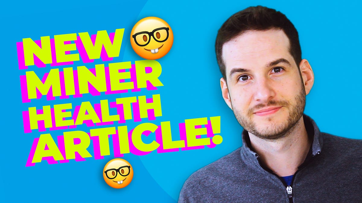 Miner Health Article, DKP II Update, and MXCrew Tee!