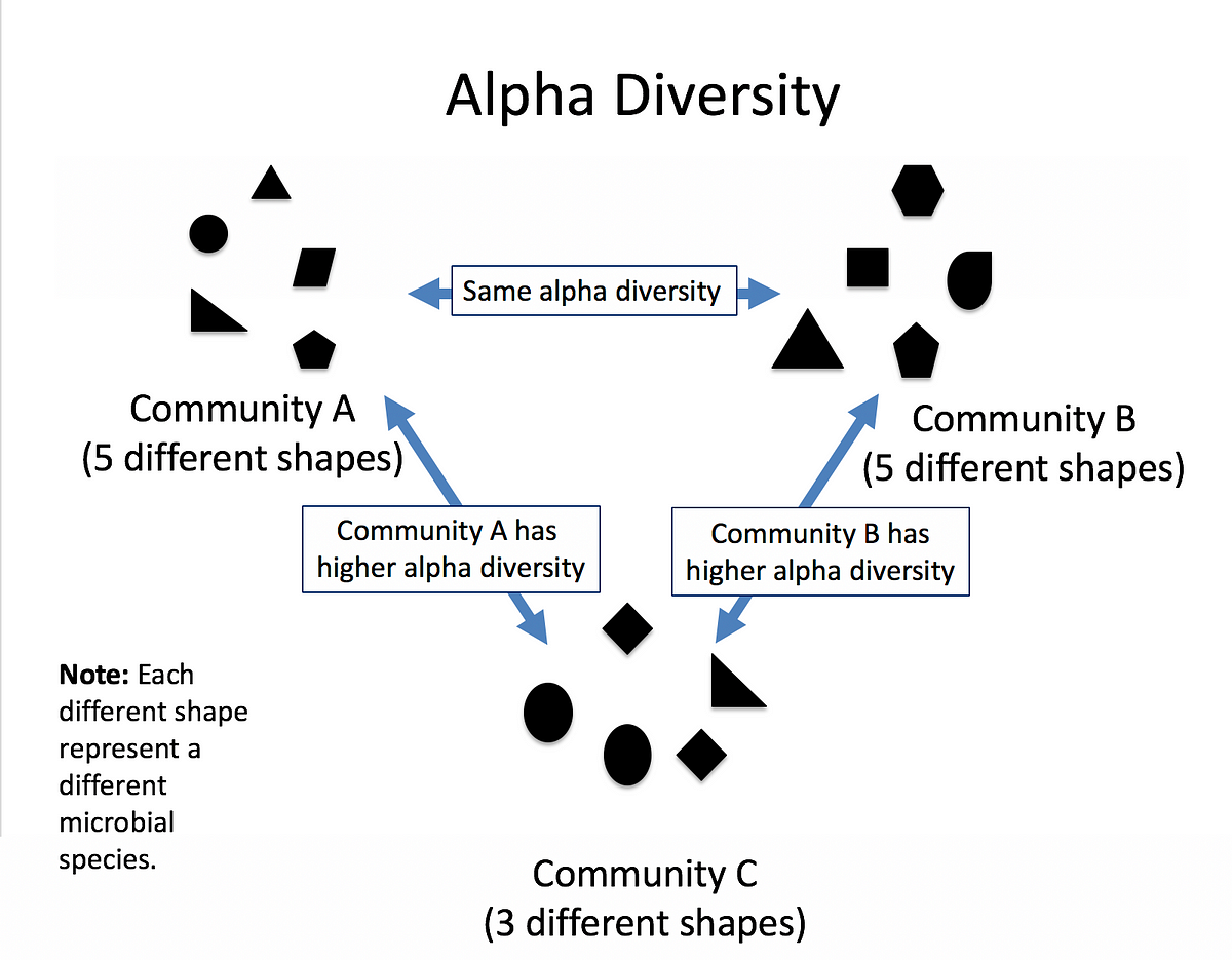 High alpha diversity and health. On and within you lies a vast and… | by  Pedro J. Torres, Ph.D. | Pedro J. Torres,PhD | Medium