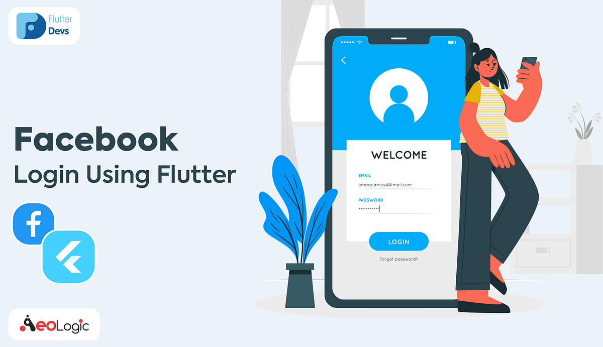 Facebook Login In Flutter Enable Your Application With Social By Apoorv Wadhwa Flutterdevs Medium