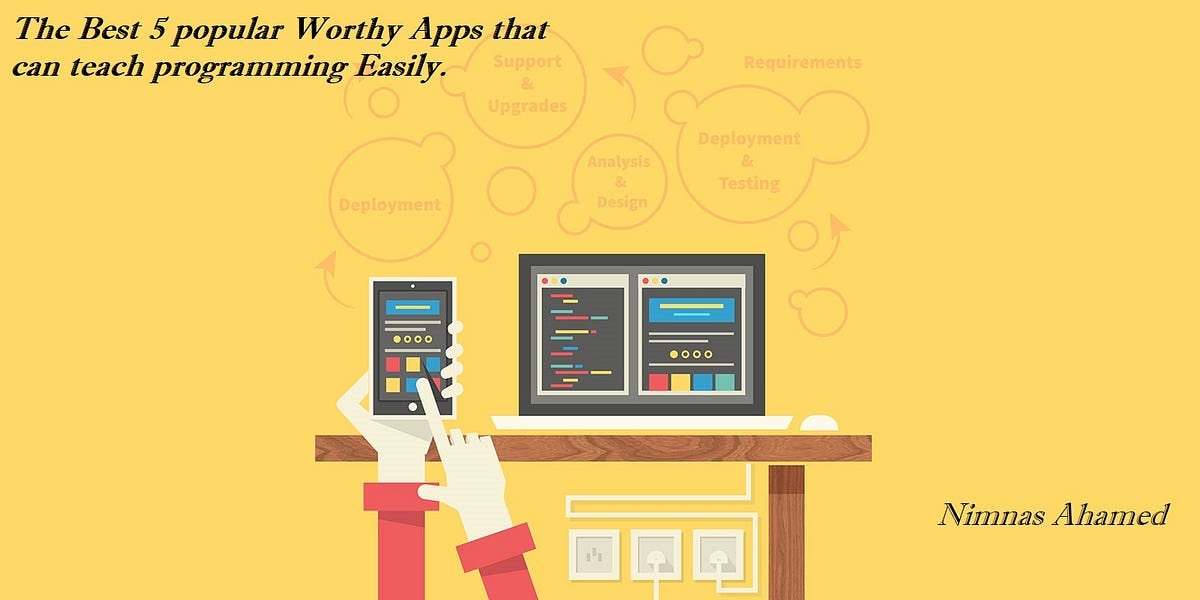 The Best 5 popular Worthy Apps that can teach programming Easily. | by ...