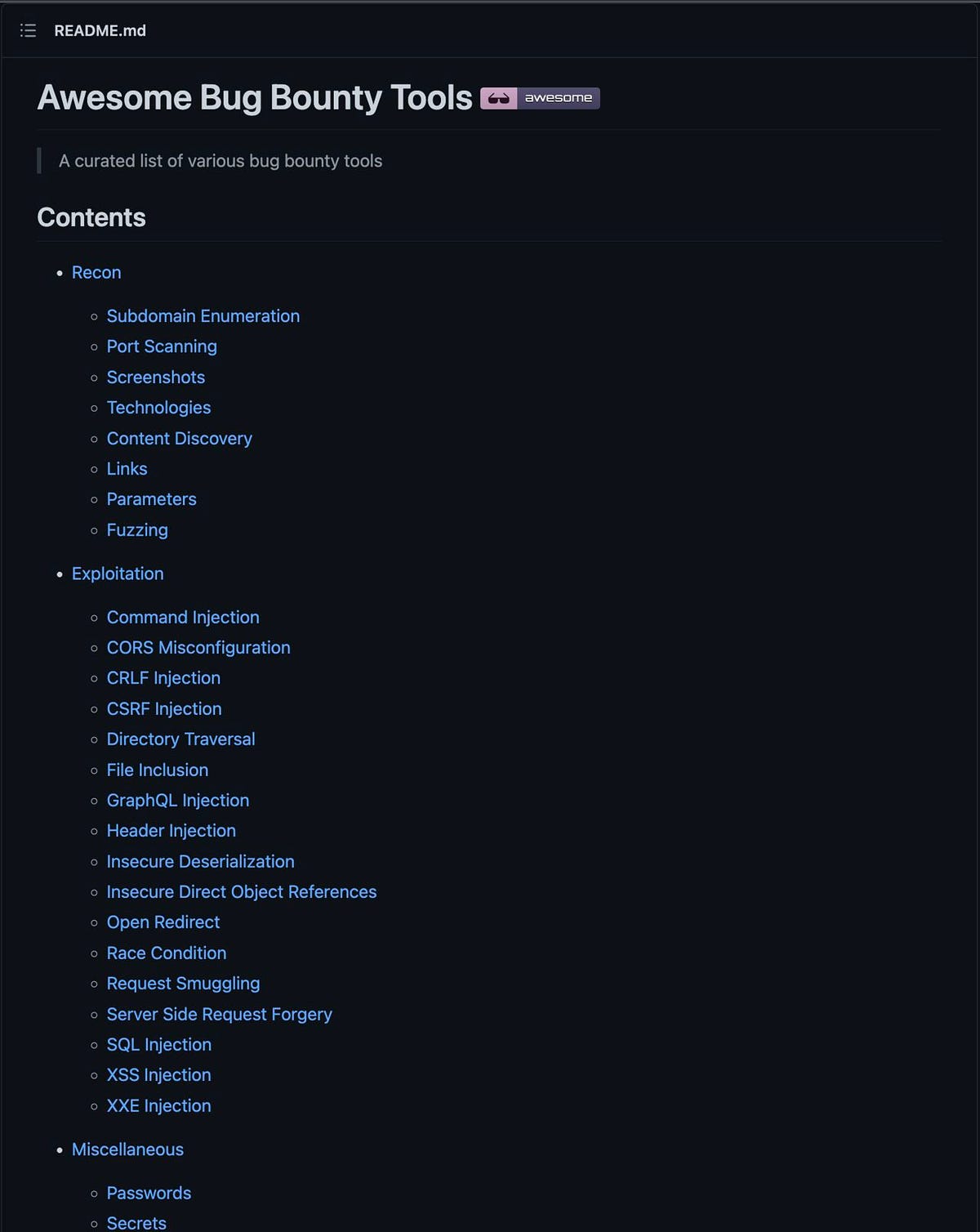 Tools for Bug Bounty