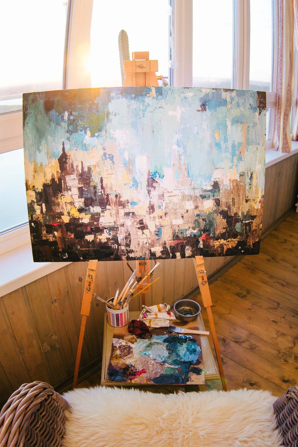 Canvas Of Life. Life is like a river It rushes by… by Andre Puddie