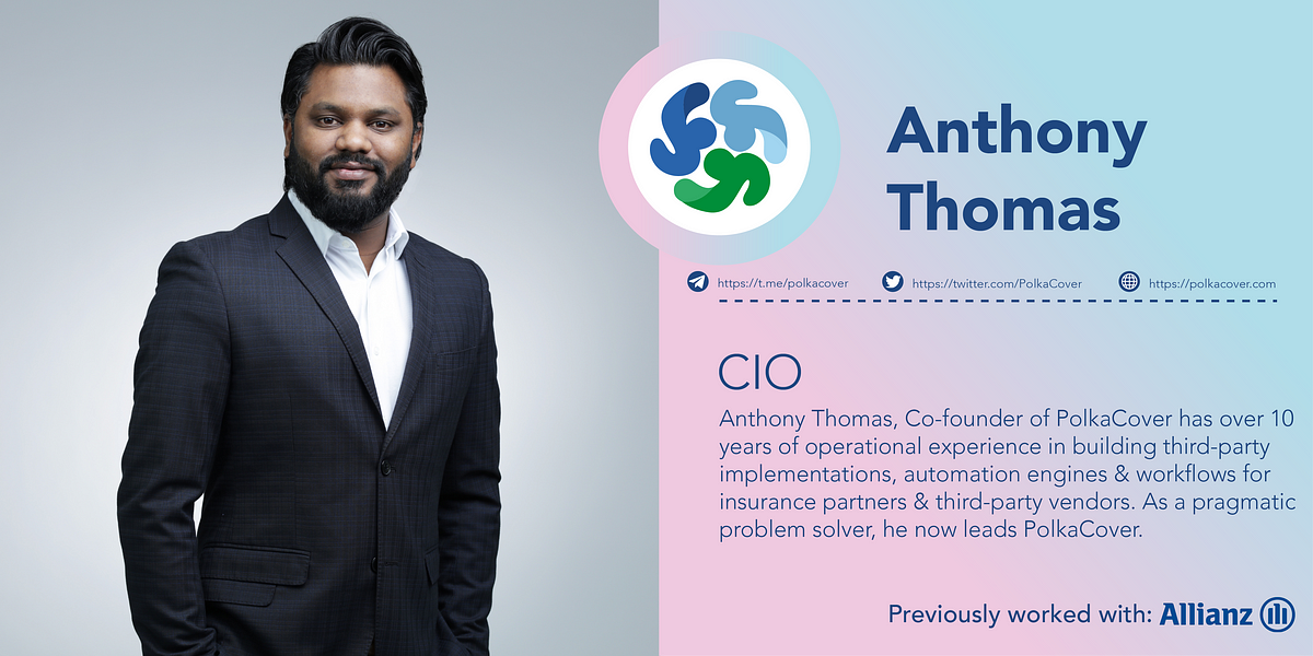 Meet Anthony Thomas, the Co-Founder and CIO of PolkaCover