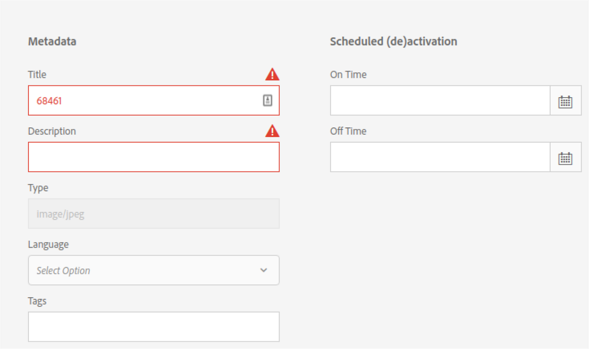AEM Custom metadata forms for Assets by Theo Pendle Medium