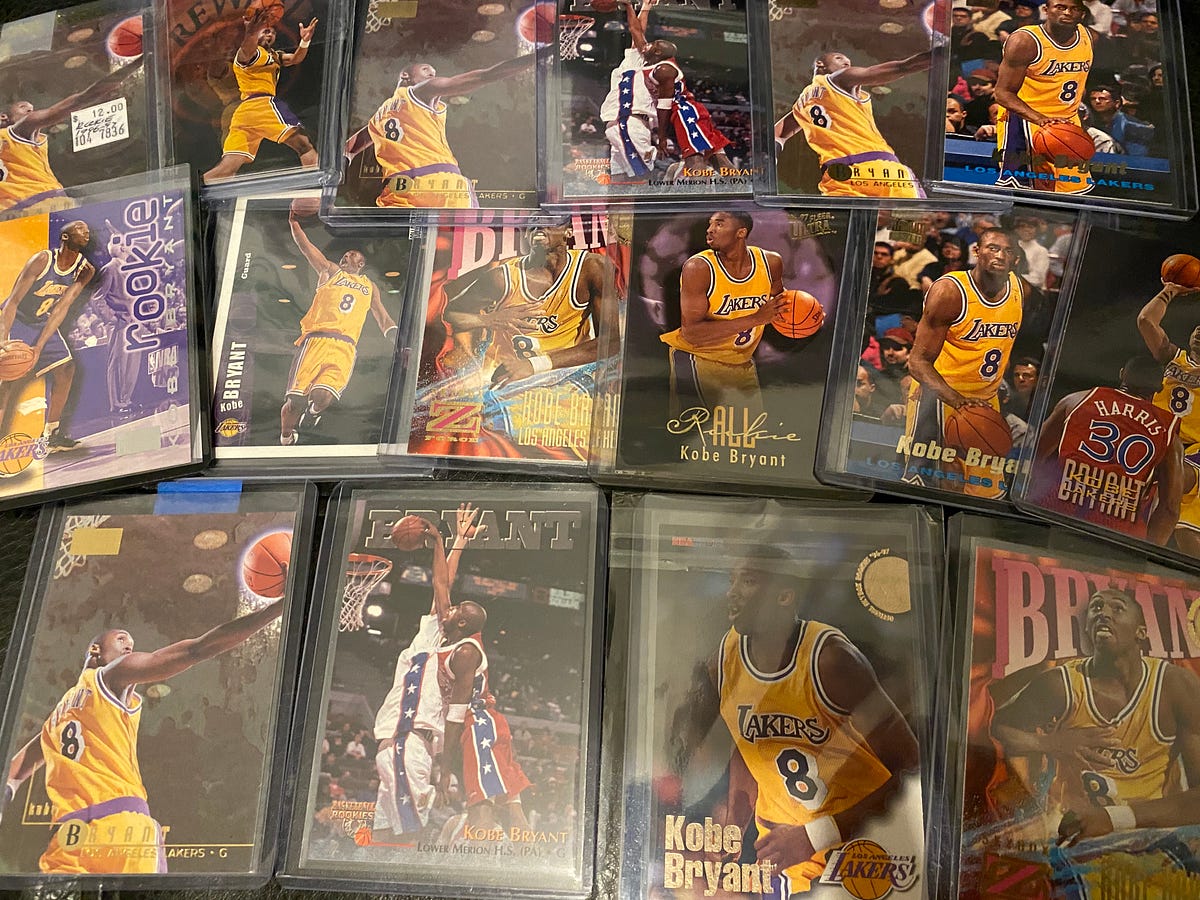 pacific collection kobe bryant rookie card