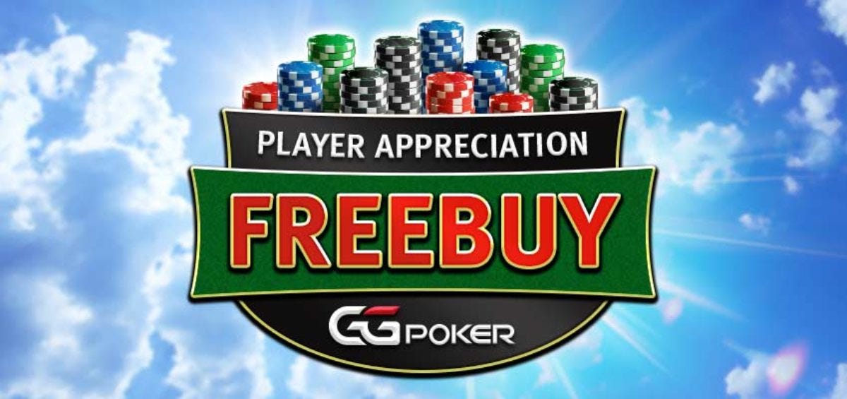 October 14th player appreciation freebuy by ggpoker medium
