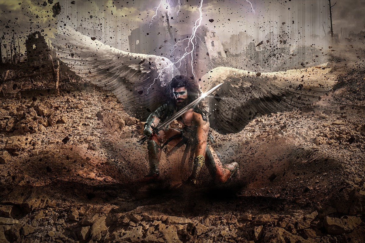 A War Of Angels. On The Front Lines Struggling To… by P.G.