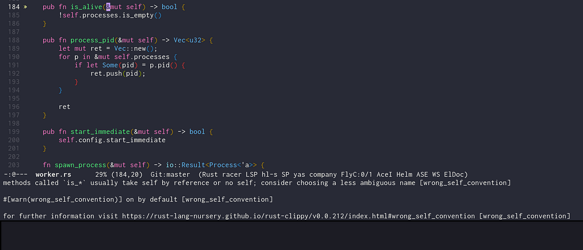 Emacs で Rustの開発環境を構築する話 どうも 僕です 最近遅ればせながらrustをそこそこ書き始めました By Mopemope Medium