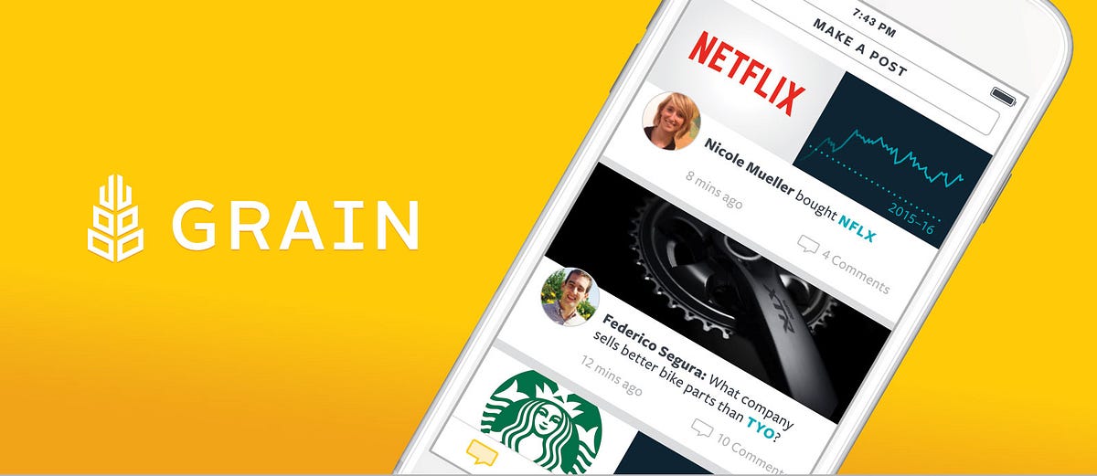 Grain is in the App Store!. Investing built for our generation —… by