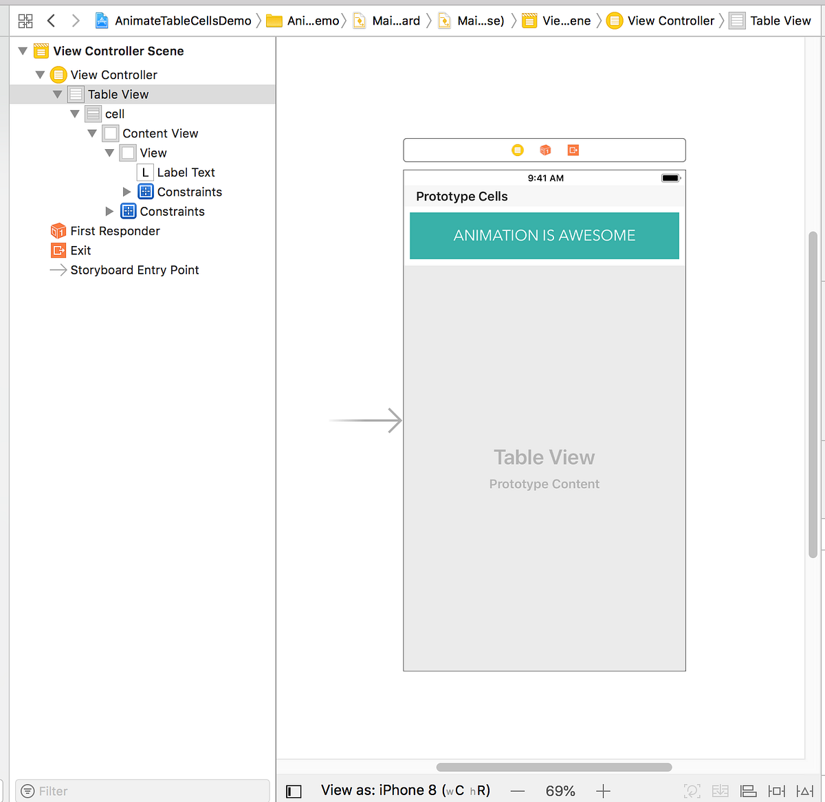 Let’s animate TableView Cells. One of the tricks you can do with… by