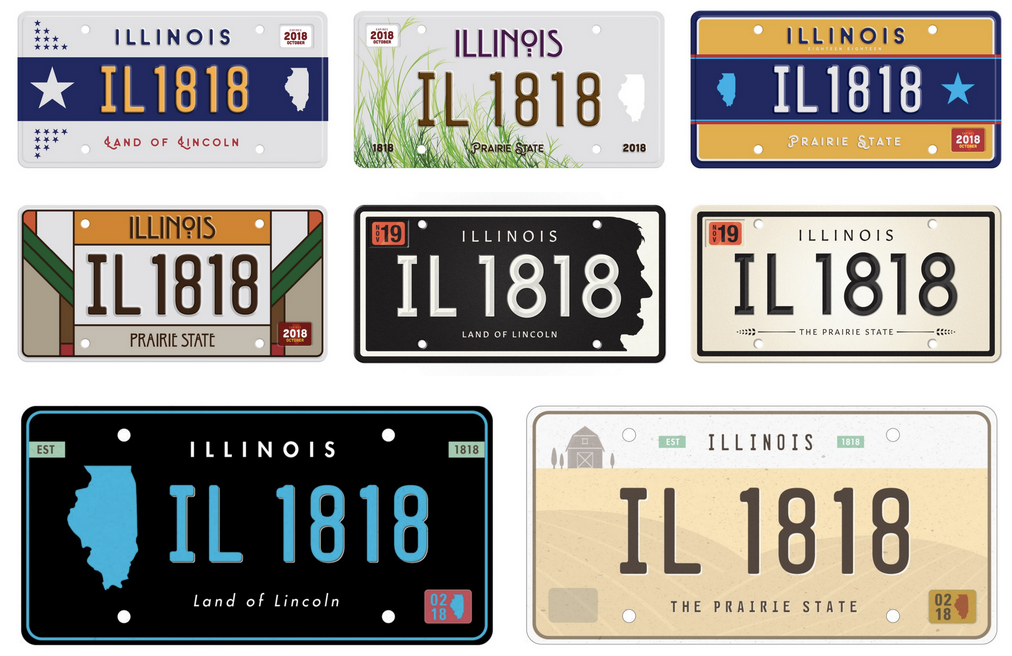 Illinois has the single worst license plate in the country.