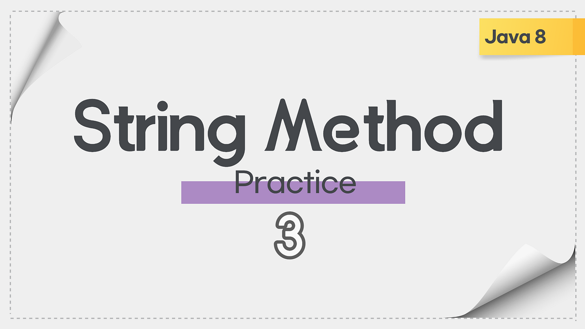 Java 8 | String Method Practice 3 | by Student Kim | Buzz Code | Feb ...