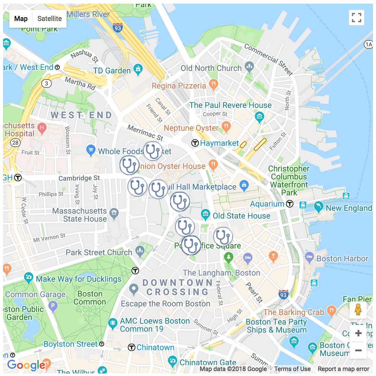 Google Maps with React. Google Maps is an incredibly powerful… | by  Morganne Gagne | Medium