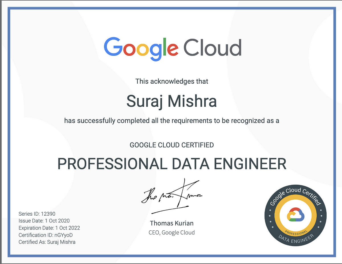 How I Passed The GCP Professional Data Engineer Certification(In 1st Sns-Brigh10