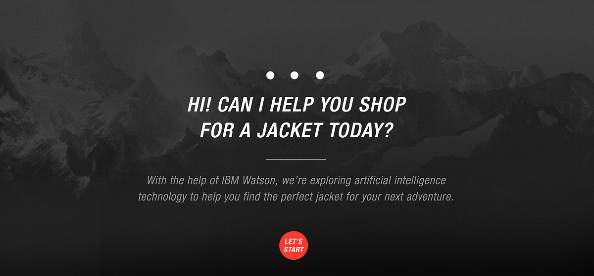 How The North Face is using Artificial Intelligence to close the gap  between the in-store and online experience | by Mariah Parker | buZZrobot |  Medium