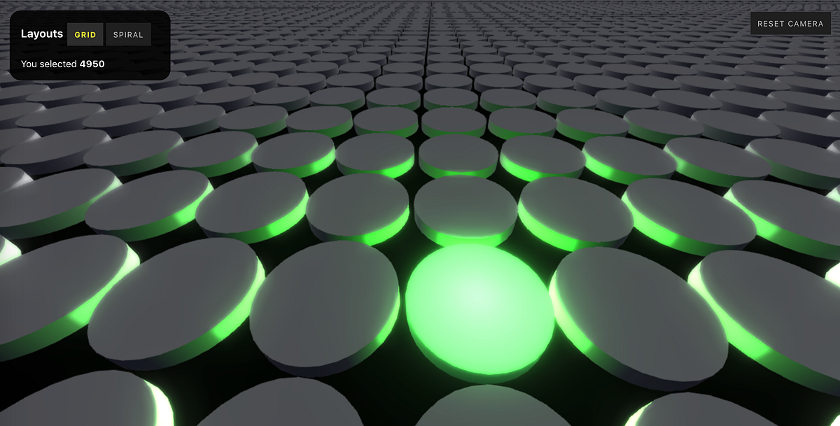 3D Data Visualization with React and Three.js | by Peter Beshai ...