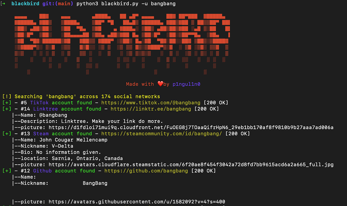 Simple OSINT to Find Account in Several Social Media by Username