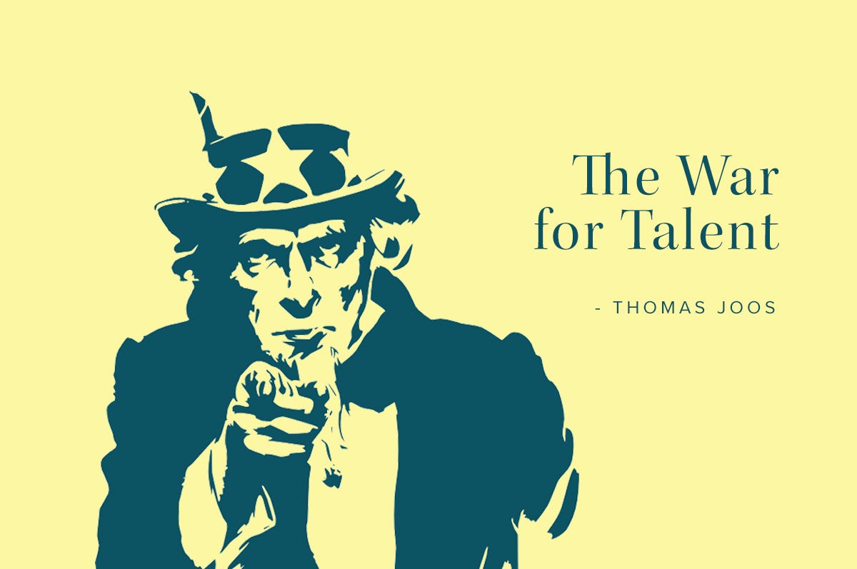The War for Talent. My learnings after years of recruiting… by Thomas