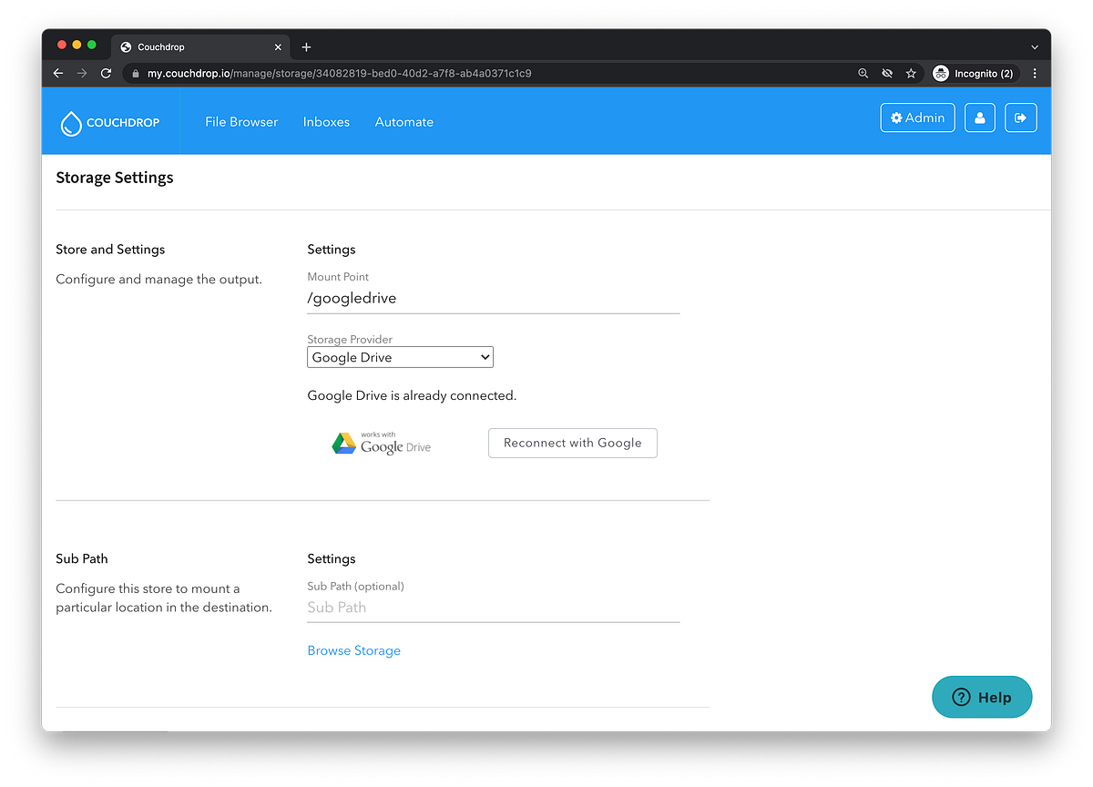 Camera upload to cloud storage using SFTP by Jayden Bartram