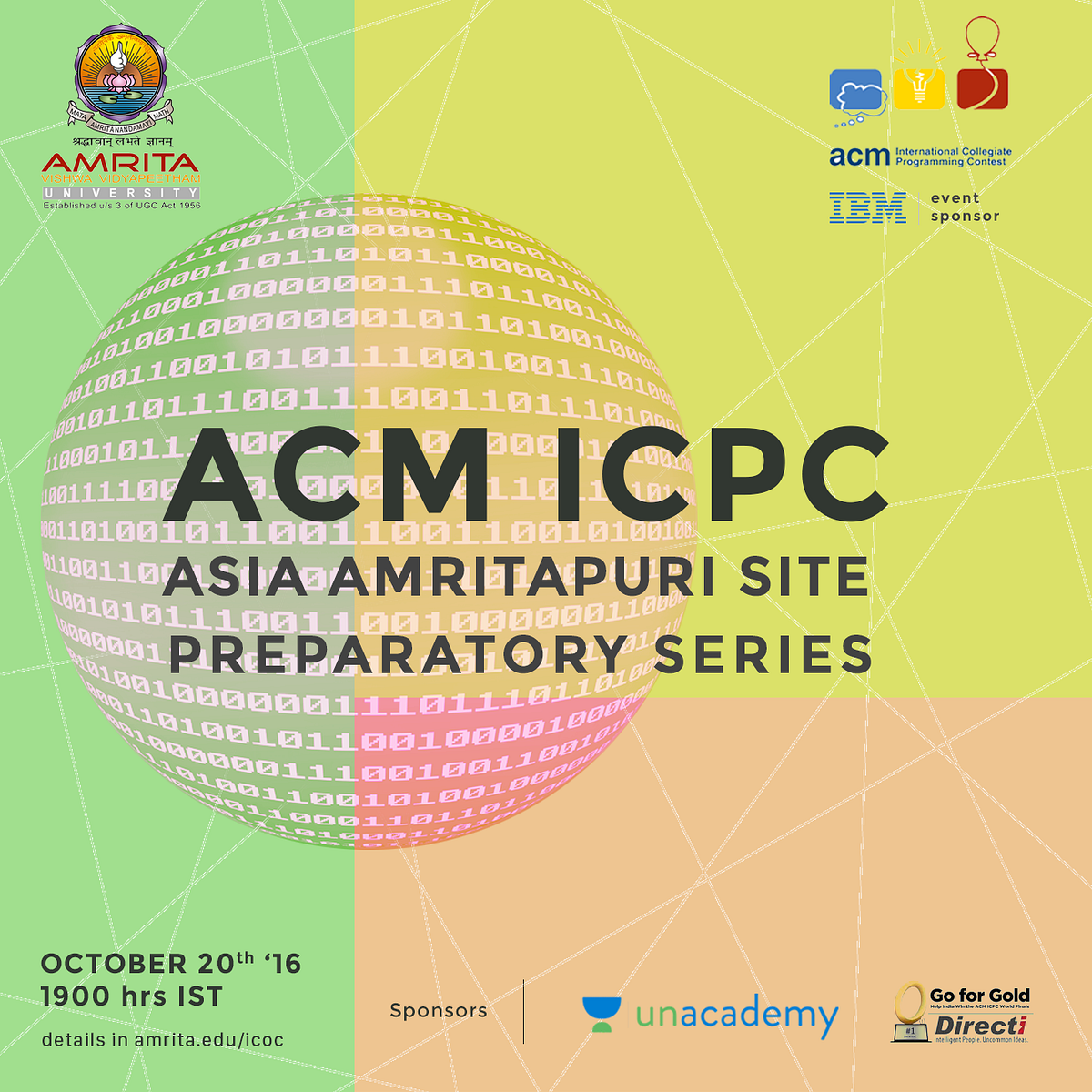 Solutions to problems that featured in ACM ICPC (Olympics of