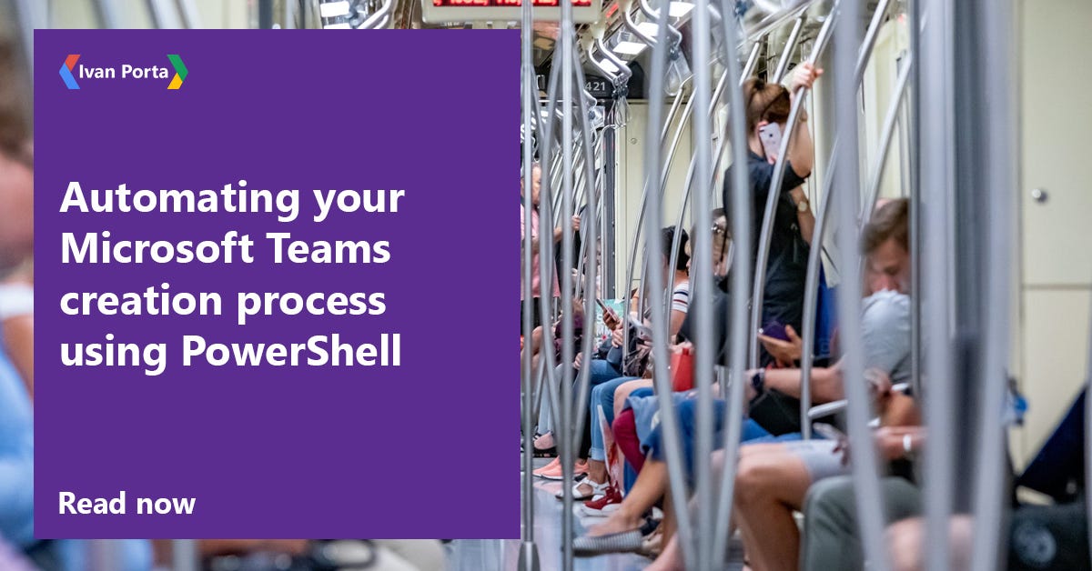 automate microsoft teams creation