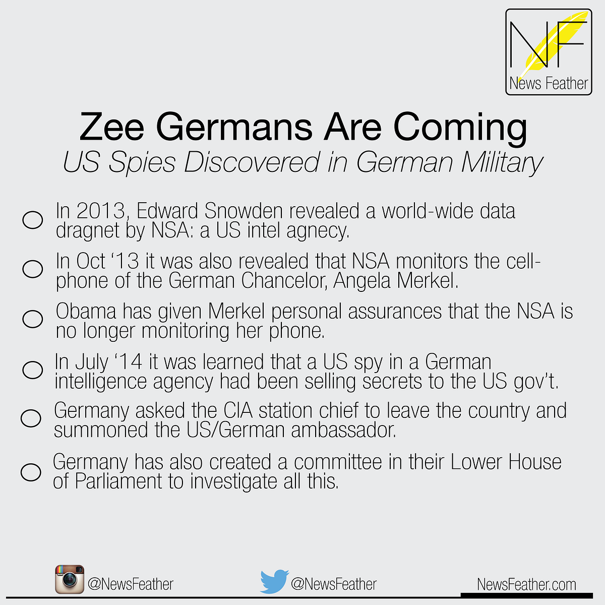 Zee Germans Are Coming. US Spy Discovered in German Military by News