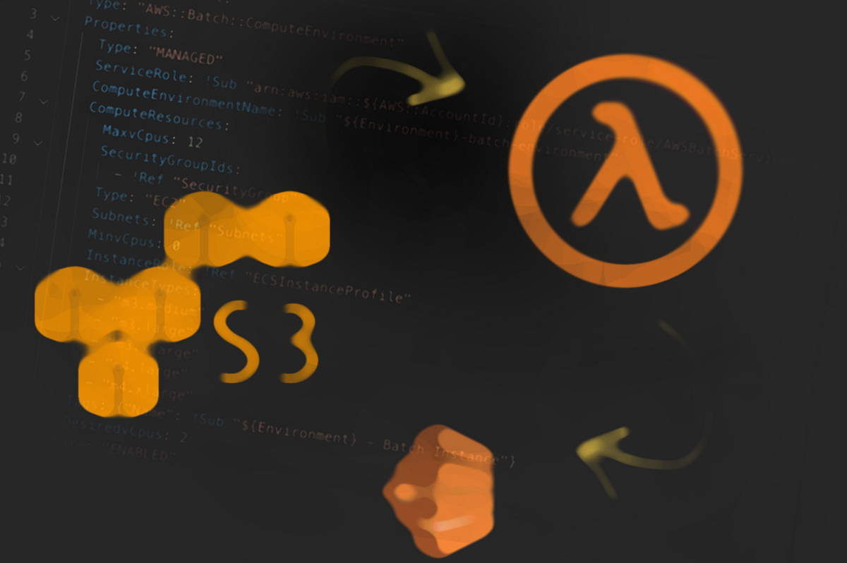 AWS Batch to process S3 events. Handson tutorial on configuring an S3