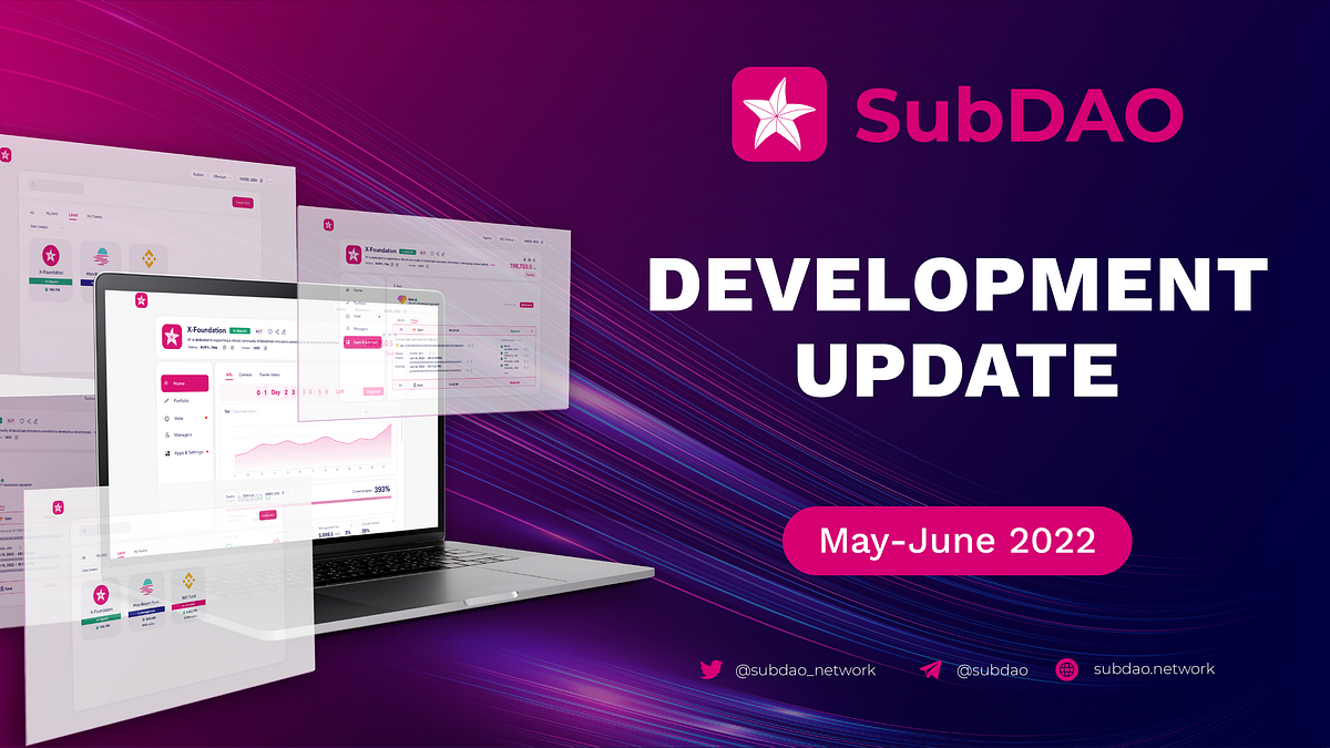 SubDAO Development Update — May to June 2022