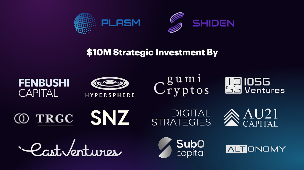 Plasm & Shiden’s Stake Technologies Closes $10M Strategic Fundraise to Build Multi-Chain DApp Hub