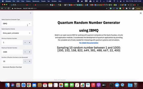 Quantum Random Number Generators (QRNGs) using Streamlit on AWS | by Shadab  Hussain | Medium