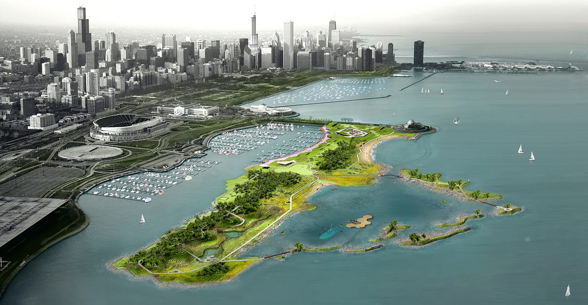 Northerly Island. A waterfront park leading the way with… by Rodney