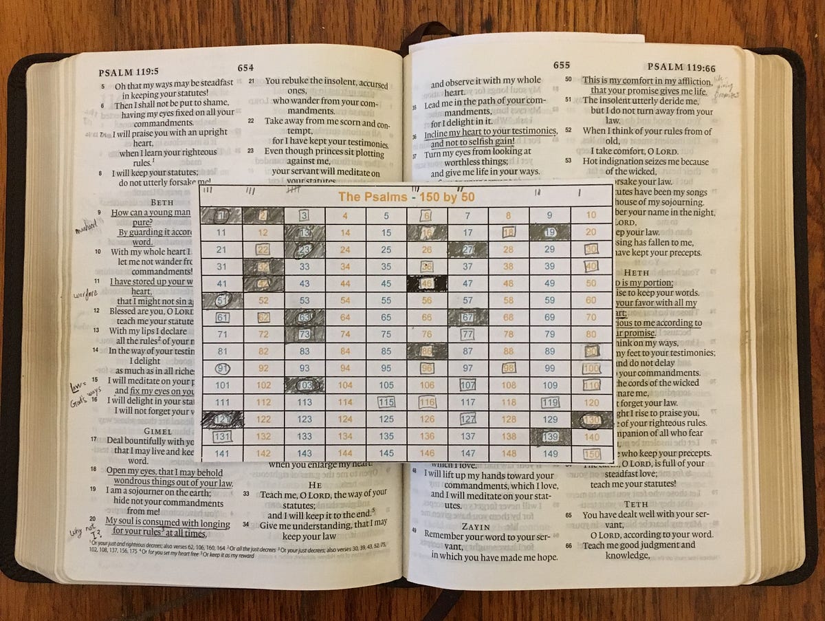 150 By 50 Learning All 150 Psalms By Heart Before I M 50 Years Old