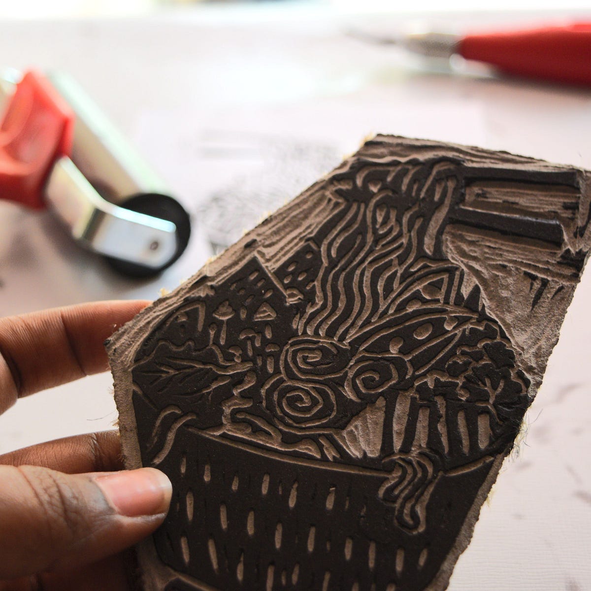 How I started Lino Cutting — Lessons and Tips! by Sangeetha Alwar