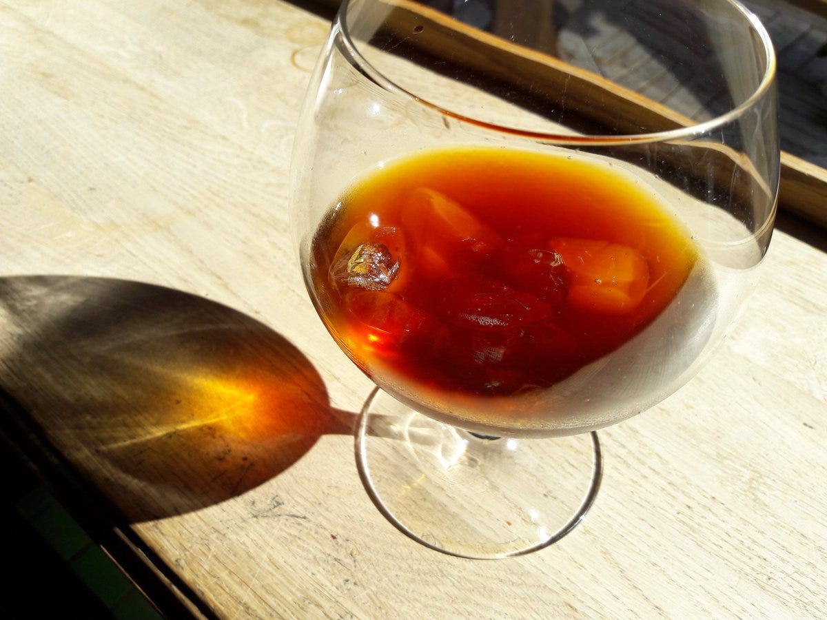 V60 Japanese iced filter coffee at Coffee Aroma by Keith Parkins